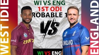 WEST INDIES VS ENGLAND 1ST ODI PROBABLE ELEVEN [upl. by Donaldson420]