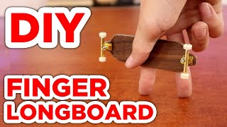 Making an awesome FINGER LONGBOARD [upl. by Berkly]