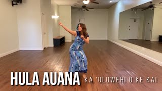 KA ULUWEHI O KE KAI • Choreography by Myriam • Learn Hula online [upl. by Eednim]