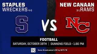 Football  New Canaan vs Staples  101924  NC Homecoming [upl. by Leik]