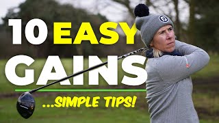 10 EASY WAYS TO GET BETTER AT GOLF  HowDidiDo Academy [upl. by Aerol]