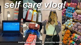 DAY IN MY LIFE🕯️ self care vlog shopping treating myself pamper routine amp healthy habits [upl. by Maurer162]