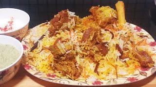 Lucknowi Mutton Biryani  Awadhi Mutton Biryani  Lucknowi Biryani  by cooking with farnaz [upl. by Gulgee]