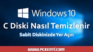 WİNDOWS 10 C DİSKİ NASIL TEMİZLENİR BİLGİSAYARINIZI HIZLANDIRIN [upl. by Adlez]