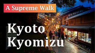 Walk in Kyoto  Kiyomizudera Temple a MustTry Spot in Japan [upl. by Niret]