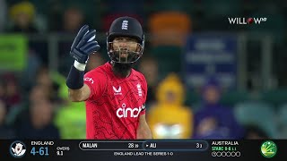 Moeen Ali 44 runs vs Australia 2nd T20I  Australia vs England [upl. by Thea]