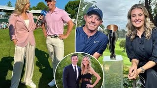 Rory Mcllroy dating golf reporter Amanda Balionis golf [upl. by Aisercal]