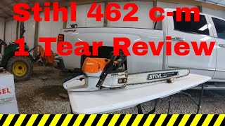 Stihl MS 462 CM 1 year review [upl. by Durward]