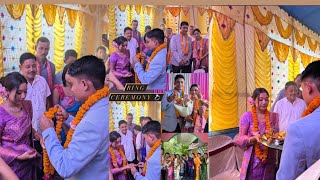 Ring Ceremony video 7102024 Devid and Jhanamika❤️ [upl. by Range]