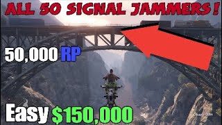 EASY ALL 50 SIGNAL JAMMER LOCATIONS  GTA 5 ONLINE  HOW TO UNLOCK AVI SHWARTZMAN [upl. by Leavitt]