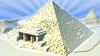 How To Build a PYRAMID in Minecraft CREATIVE BUILDING [upl. by Ungley835]