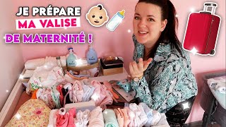 Je prépare ma VALISE de MATERNITÉ  Salle de NAISSANCE avec vous  👶🏻 [upl. by Zoellick112]