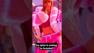 Ice spice is coming to fortnite🍑 [upl. by Acissehc589]