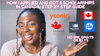 Multiple Scholarship Opportunities for International Students in Canada  How to apply guide [upl. by Jasmin]