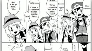 Ash and Serena ComicEng Sub [upl. by Yordan384]