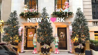 4K🇺🇸NYC Christmas Walk🧑‍🎄 Luxurious Madison Ave holiday decoration🎀✨🎄 Serendipity 3🍨Dec 2023 [upl. by Zeena]