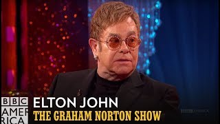 Elton Johns Friendship with Eminem  The Graham Norton Show [upl. by Rehpinnej]