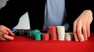 How to Stack Poker Chips  Poker Tutorials [upl. by Nitnert]