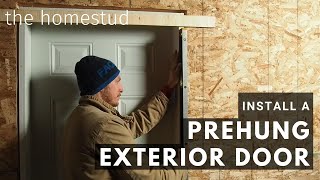 How I install a Prehung exterior door [upl. by Fornof]