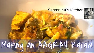 Making AAGRAH Karahi at home [upl. by Hadwyn]