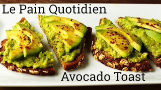 Le Pain Quotidien Avocado Toast  City Cookin [upl. by Aillimat]