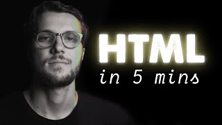 HTML in 5 minutes [upl. by Assirrem]