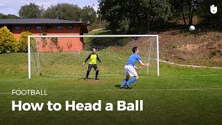 How to Head a Soccer Ball  Football [upl. by Whitehouse]