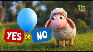 Wooly the Wise Sheep YES or NO Challenge 🤔  Fun amp Educational for Kids [upl. by Ahsauqal]