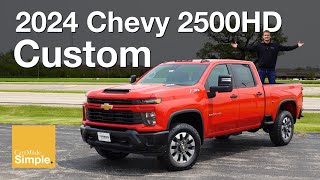 2024 Chevy Silverado 2500HD Custom Z71  BEST Heavy Duty [upl. by Anilos]