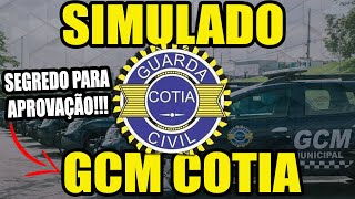 SIMULADO GCM COTIA  GCM COTIA QUESTÕES COMENTADAS [upl. by Erminna]