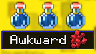 How to make an Awkward Potion in Minecraft [upl. by Aiepoissac]