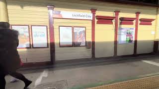 Arriving And Departing Lichfield City Onboard 730 023 [upl. by Trebloc]