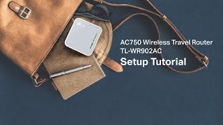 How to install and configure your TPLink portable routerTLWR902AC [upl. by Drofliw957]