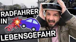 Selbstversuch Wie gefährlich ist Radfahren in der Stadt  PULS Reportage [upl. by Norabel]