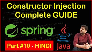 Constructor Injection Complete Explanation  Spring Framework Tutorial [upl. by Photima]