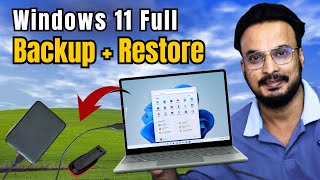 How to Fully BACKUP Windows 11 amp Restore Windows 11 Backup Step by Step 2024 [upl. by Winchell]