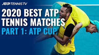 Best ATP Tennis Matches in 2020 Part 1 ATP Cup [upl. by Hpeseoj209]