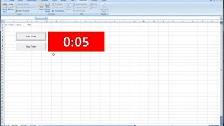 How to Create a Countdown Timer Clock in Excel and VBA [upl. by Akiras]