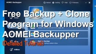 Free Backup Software AOMEI Backupper full version [upl. by Musette987]