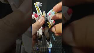 HGCE Mighty Strike Freedom Sword Dash Pose GunplaPosingTips GunplaPosingIdeas GundamSeedFreedom [upl. by Azeret947]