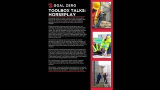 Toolbox Talk Series Horseplay [upl. by Coppola]