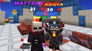 Dominating Bedwars With MATTSUN [upl. by Aisa]