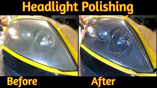 Satisfying Headlight Polishing [upl. by Chicoine]