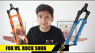 FOX VS ROCK SHOX  Equivalencias horquillas [upl. by Murtagh455]