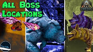 All Fjordur BOSS PORTAL LOCATIONS Ark Survival Evolved [upl. by Tabib]