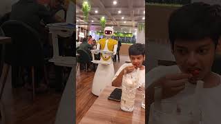 dinner at robot restaurant with family at prayagrajtrading prayagraj [upl. by Leeth345]