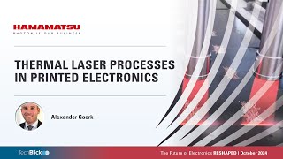 Hamamatsu Photonics  Thermal Laser Processes in Printed Electronics [upl. by Friend93]