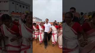 Rahul Gandhi Jharkhand Mein Nritya Kiya viralshortvideo rahulgandhi shortvideo shortscongress [upl. by Britt]