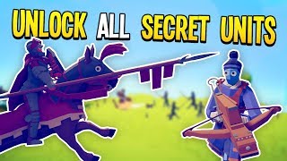 How to Unlock All SECRET UNITS in Totally Accurate Battle Simulator TABS [upl. by Libove14]