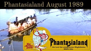 Phantasialand 1989  Privates Urlaubsvideo  Silbermine  Gebirgsbahn  Westernstadt  Weiße Tiger [upl. by Sawyer]